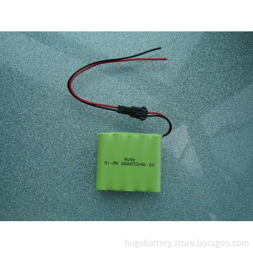 AAA NiMH Battery Pack 350 - 4500 mAh with 5-10c Discharge Rate